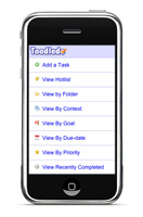 iPhone task manager
